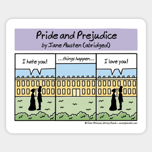 Pride and Prejudice (abridged) Sticker